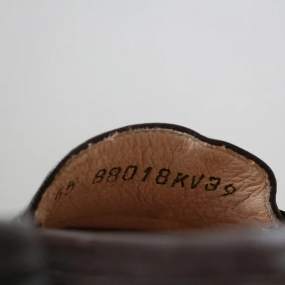 [Sold] Vintage 1970’s Celine Mahogany Leather Loafers - Picture 8 of 8